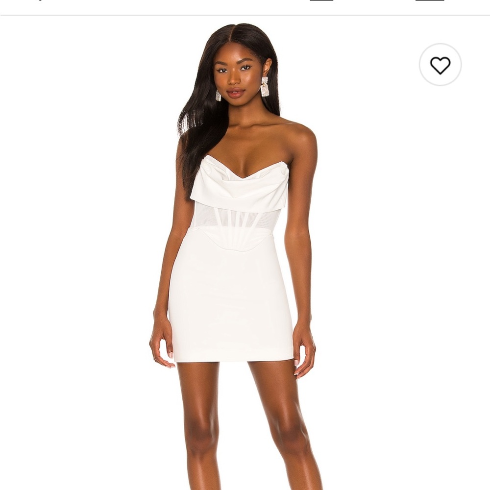NBD Connor Mini Dress White XS